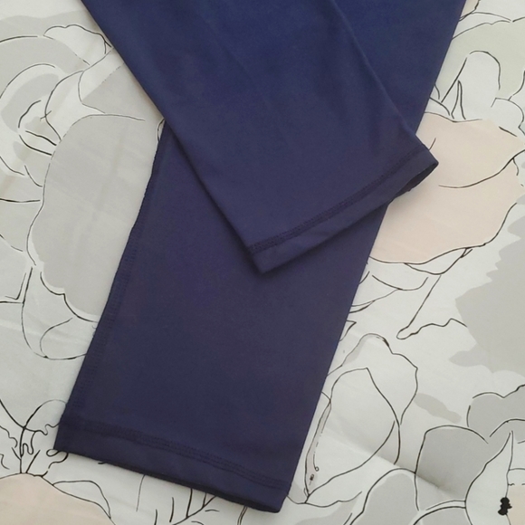 Scorpio Sol Athletic Yoga Capri Blue Leggings XS - Picture 5 of 7